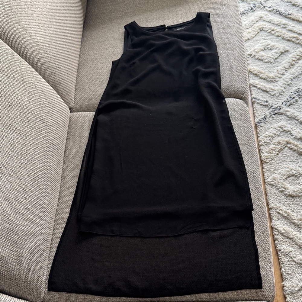 White House Black Market Black High Low Dress
